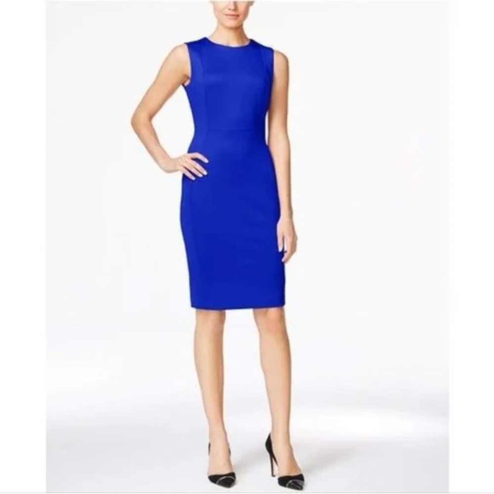 Calvin Klein Royal Blue Midi Dress